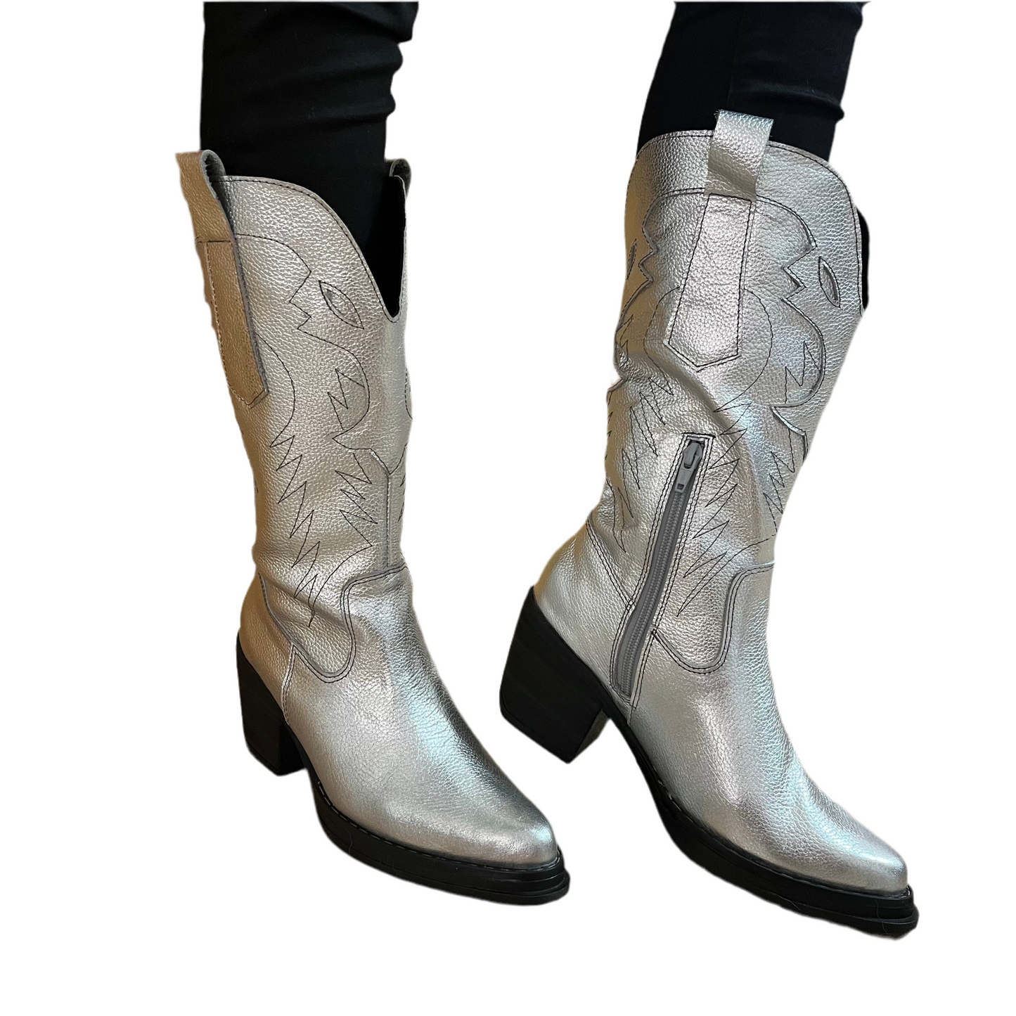 Bota Texana Plata