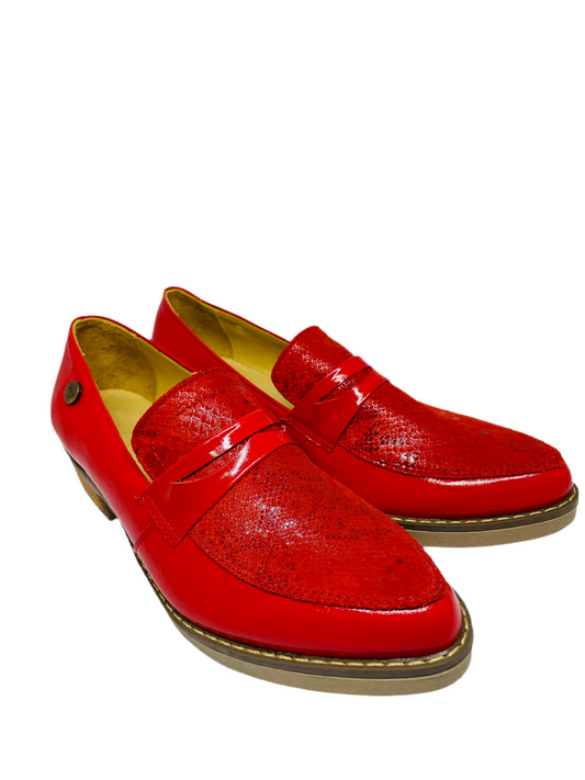 Mocasín Diletta Rojo