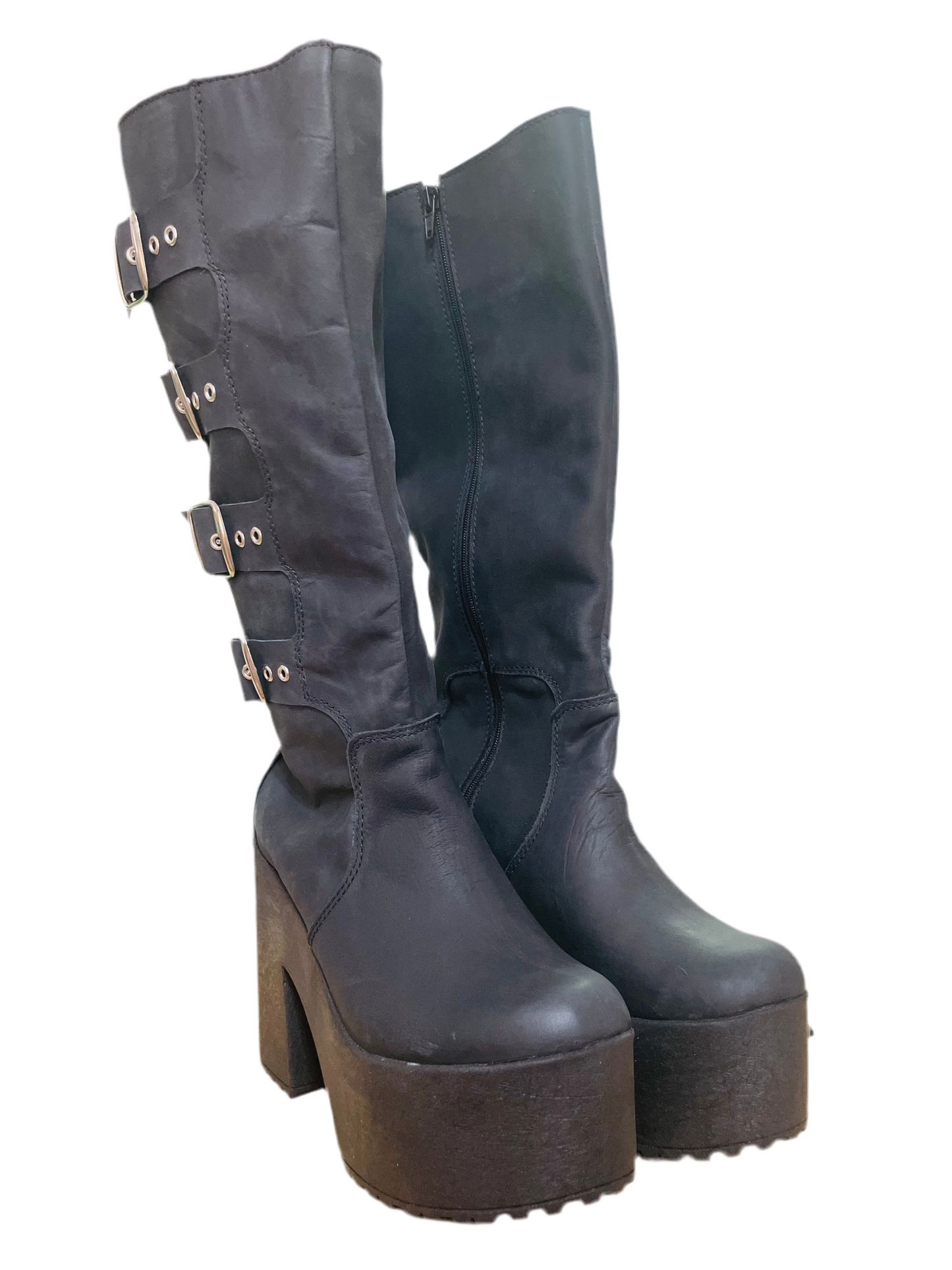Botas Biker Taco alto