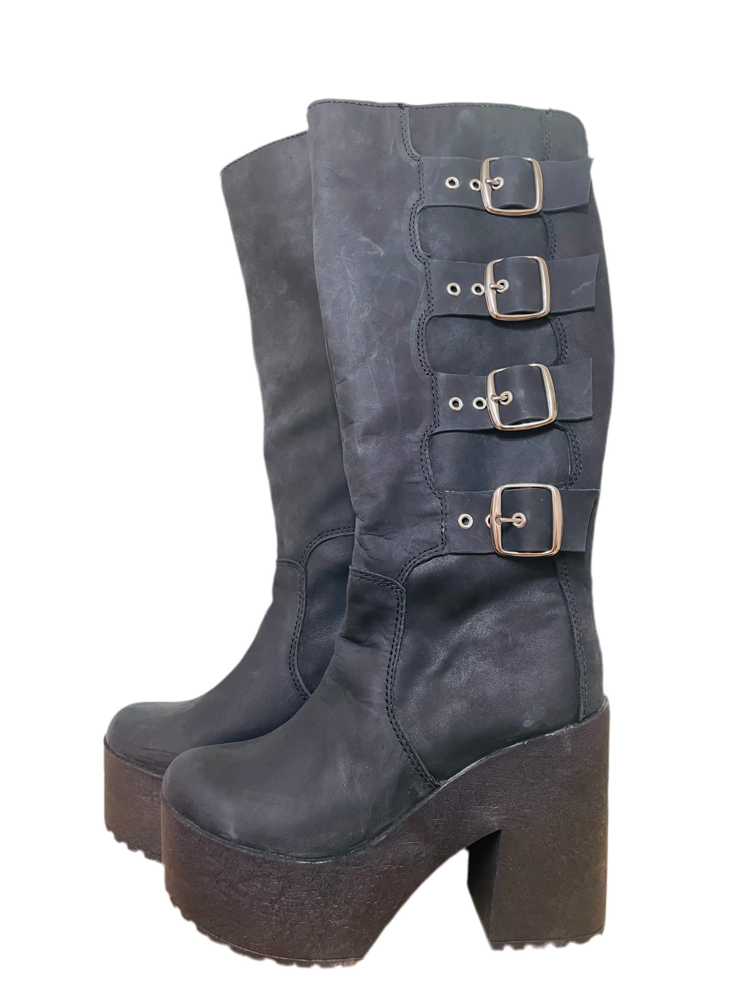 Botas Biker Taco alto