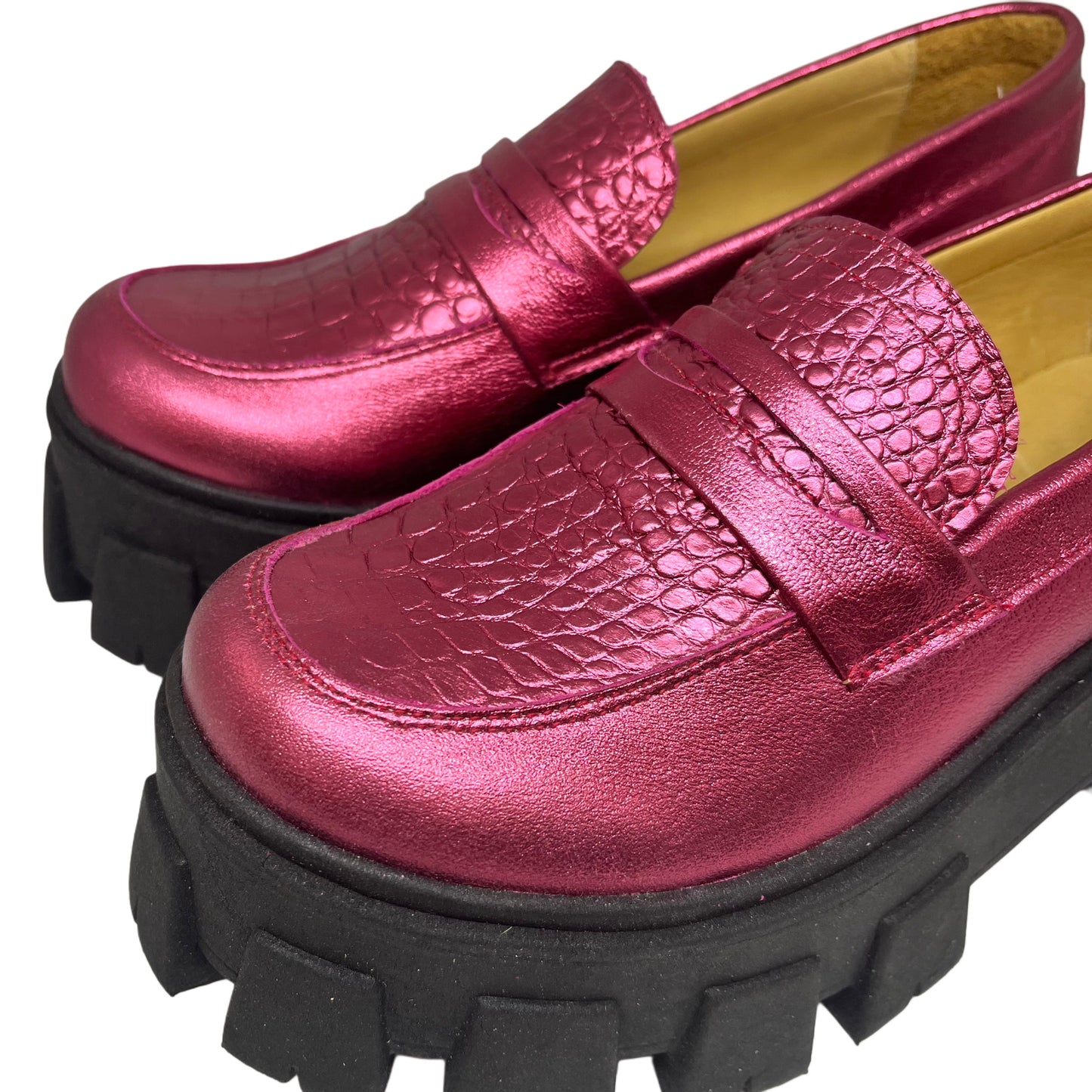 Mocasín Chunky Fucsia